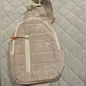 Beige Reebok Fanny pack